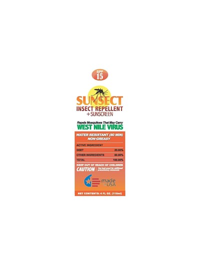 Image Of 4 Oz Front Panel Label (Iguana Sunsect 4oztube Ndc 57595 001 02 6 29 2015)